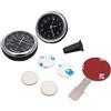 Baceyong 2 x orologio digitale digitale clip luminosa/termometro da incollare multicolore universale orologio al quarzo auto + termometro