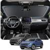 BSTW [Aggiornamento] BSTW Parasole Pieghevole per VW T-Roc Life/Style/R-Line 2018-2025 Copri Parabrezza con Protezione UV e Termica Parasole VW T Roc Accessori