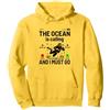 Biology Student Gift For Future Marine B L'oceano sta chiamando e devo andare biologo marino Felpa con Cappuccio