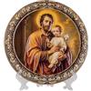 DRW Piatto San Jose in Ceramica da Appendere o Mettere in Supporto 20 x 20 cm