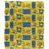 LOGOVISION Minions Positively Squares Pattern Coperta super morbida al tatto setoso - 91 x 147 cm