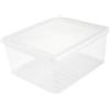 keeeper Box Contenitore con Sistema di Ventilazione, 39 x 33,5 x 18 cm, 18 L, Bea, Trasparente