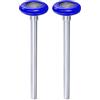 QUARKZMAN 2pz Rulli per Porte Garage in Nylon 1,8 per Binari 2, Asta Lunga 7 per Ruote Silenziose per Porte Garage, Cuscinetto Precisione 6200zz con 8 Sfere, Blu