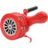 Akozon Sirena a Manovella Rossa Allarme Portatile Manuale per Truppe in Allarme 120DB