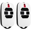 Effdrdfs Set di 2 telecomandi per cancello 433,92 MHz, compatibile con DEA GTI2/4, GT2/4, Mio TR2/4, Mio TR2N/4N telecomando per porta del garage