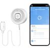 PHOVOLT Rilevatore di perdite d'acqua Wi-Fi, sensore di allarme audio regolabile da 100 dB, allarme sensibile a perdite e gocce con notifica remota e-mail/app, adatto per casa e cantina 1PCS