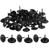 QUARKZMAN 200 Pz Chiodini da Tappezzeria a Testa Tonda 12 x 13mm Nero | Punti da Tappezzeria, Puntine Decorative per Mobili Stile Vintage, per Sedie Divani Letti Progetti Fai-da-te