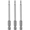 QUARKZMAN 3pz H2,5 Chiavi a Brugola per Punte da Trapano 2,5mm Punte Metriche Piane 1/4 Attacco Esagonale 100mm (4) Punta Cacciavite Esagonali Magnetico Lungo Industriale per Viti