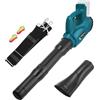 Reomdara Soffiatore di foglie compatibile con batteria Makita 18 V, ideale per giardino, velocità variabile, terrazza, grande volume, per costruzione, casa, giardino, cura del prato