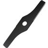 TopHomer Lama per decespugliatore in acciaio, 33 cm, ricambio per tagliabordi, colore nero