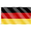 Boolavard Bandiera Coppa del Mondo 2026 - Bandiera Nazionale Ufficiale 1,5 x 90 cm, Grande, Bifacciale, con Occhielli in Ottone, USA, Canada e Messico (Germania)