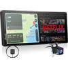 CARPURIDE Wireless CarPlay e Android Auto 4+64 GB, Navigazione Online e Offline, G00GLE Play, BT, Antenna GPS, Telecamera di Backup, Schermo Intero 10,26, Area di Visualizzazione 9,3