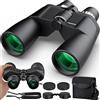 deesoo Binocolo professionale potente 12-36x50 HD Zoom DEESOO - Prismi BAK4 e lenti FMC per visione chiara anche in condizioni di scarsa luce - Ideale per safari, osservazione uccelli, caccia