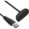 AXFEE Caricatore Compatibile con Fitbit charge5/Fitbit luxe, 3.28ft 100cm Cavo Di Ricarica USB con Pulsante di Ripristino, Compatibile Con Cinturino Smart Fitbit charge5/Fitbit luxe