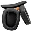Misodiko - Kit di ricambio per cuffie Logitech G633 G933 G635 G935 G633S G933S G933S (pelle proteica nera)