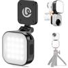 Ulanzi IN07 Mini luce led magnetica per vlogging compatibile con Insta360 GO Ultra, Attacco da 1/4 impermeabile 5600K CRI≥95 500mAh luce di riempimento led ricaricabile per selfie registrazione video