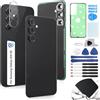RongZy Coperchio Batteria per Samsung Galaxy A54 5G Coperchio Posteriore per Galaxy A54 5G SM-A546 Cover Batteria per Telefono Sostituzione Copribatteria(Nero)