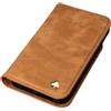 Porter Riley Custodia in Pelle per Iphone X/Iphone Xs. Supporto/Copertura/Portafoglio [Slot Per Schede] [Supporto Orizzontale] [Telaio Resistente] (Abbronzatura)
