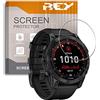 REY Pack 6X Pellicola salvaschermo per GARMIN FENIX 7X 51mm - ENDURO 2 - FENIX 7X PRO 51mm, qualità Premium