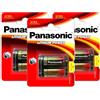 PANASONIC Confezione da 3 blister da 1 batteria fotografica al litio Power 2CR5-6 V