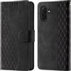 CaseGla Cover per Samsung Galaxy A18 / A26 / A17 5G custodia portafoglio Nero | Blocco RFID, 3 scomparti carte, 1 tasca banconote, Chiusura magnetica, Supporto, Pelle PU flip cover per Samsung A26 / A17