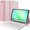 Occtingkind Cover con Tastiera Bluetooth per Samsung Galaxy Tab A11 8,7 (2025 SM-X133/SM-X135) e Tab A9 8,7 (2023 SM-X110/SM-X115), Italiano QWERTY, con Portapenna Inferiore, Rosa