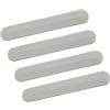 Gintai 4 PCS/1 Set Rubber Foot Strips Copri Pavimento in Strisce in Gomma di Ricambio per HP Pavilion 15-CS 15-CW TPN-Q208 TPN-Q210 Argento Piede in Gomma Custodia Base Laptop