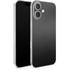 TF Skins Skins compatibile con iPhone 17, pellicola protettiva per schermo posteriore Only con logo ritagliato (nero opaco)
