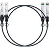 H!Fiber.com 2pack Cavo DAC SFP+ 10Gb/s, 1.5m (5ft), Cavo Twinax SFP+ in Rame Diretto passivo 10GBase-CU, per Cisco SFP-H10GB-CU1.5M, Ubiquiti, Netgear e Altri Switch e NIC Aperti