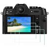 ULBTER Pellicola protettiva per Fujifilm X-T50 Fuji XT50 Protezione【3 pezzi】 Vetro Temperato Schermo LCD 0,3 mm durezza 9H anti-bolle Accessori