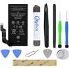 OnlyTech - Kit di riparazione Batteria di ricambio Premium GLU7G per Google Pixel 6A - 4350mAh - Qualità originale con 10 Strumenti e Adesivo