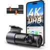 70mai Dash Cam Auto M310 Plus 4K, 2160P Mini Dashcam, 4K Telecamera Auto per Monitor di Parcheggio, Visione Notturna, WDR, Time-Lapse, Grandangolo, Sensore G, Registrazione In Loop, Controllo App