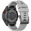 FYISWHO QuickFit 20mm Cinturini di Ricambio per Garmin Fenix 8 43mm/Fenix 7S Pro/6S Pro/5S Plus, Silicone Sport Bracciali Cinturino per Garmin Epix Pro 42mm/Approach S70/instinct 2S