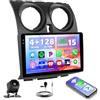 Hikity 4+128G Android 15 Autoradio per Nissan Qashqai J10 (2006-2013), 9 Schermo Radio con Wireless CarPlay, Android Auto, Bluetooth, Navi GPS, WiFi, EQ, Doppia-USB