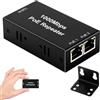 AOOSU Extender PoE a 2 Porte, Switch Ethernet 2 Porte, Ripetitore PoE IEEE802.3af/at (30 W) con 1000 Mbps, Fornisce Potenza Fino a 100 Metri, per Telecamera IP/Dispositivo Poe