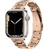 Spigen Modern Fit Cinturino in Metallo Compatibile con Apple Watch 11/10 42mm, Serie 9/8/7/6/5/4/SE 41mm, 40mm, 38mm - Rose Gold