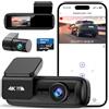 DEALAZOT Dash Cam Auto 4K+1080P, Telecamera Anteriore e Posteriore, Dashcam Auto con SD 64GB, Wi-Fi 5GHz Controllo tramite App, Visione Notturna, Parcheggio 24H, Sensore G, 170° Grandangolo, WDR (X4)