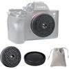 Bitubol Obiettivo pancake da 32 mm F10 con attacco Sony E compatibile con Sony ZV-E10, ZV-E10II, A6700, A6600, A6400, A7C II, A7C, A7CR, A7II, A7SIII, A7III, A6100, A7RIV, A7RIII, NEX