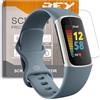 REY Pack 6X Pellicola salvaschermo per Fitbit Charge 6, qualità Premium