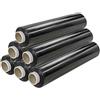 Bleker 6 BOBINE FILM ESTENSIBILE PELLICOLA NERA 2,2 KG 23 MICRON PER IMBALLAGGIO 50 CM