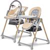 Kinderkraft Seggiolone Pappa LASTREE di legno