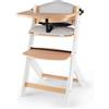 Kinderkraft Seggiolone con cuscino ENOCK legno bianco