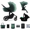 Kinderkraft Passeggino Trio PRIME 2 PRO verde