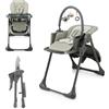 Kinderkraft Seggiolone da pappa 2in1 TUMMIE grigio