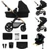 Kinderkraft Passeggino multifunzioni 4in1 MOOV 2 nero
