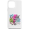 Kick It Designs Custodia per iPhone 13 Pro Max Design colorato con giocatore di calcio sportivo pop art