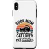 Reading Cat Lover Book Mom Cozy Reads Custodia per iPhone XS Max Libro Mom Cat Lover Letture accoglienti e coccole per gatti
