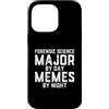 Meme Gifts For Everyone Custodia per iPhone 14 Pro Max Studente criminalistico della notte dei meme del giorno principale di scienze forensi