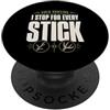 Gift For Shed Hunter Antler Collector Sp Capannone da caccia capanno cacciatore corna da caccia alce a coda bianca PopSockets PopGrip Adesivo