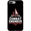 Combat Engineer Gifts Custodia per iPhone 7 Plus/8 Plus Ingegnere di combattimento Veterano militare Ingegnere di combattimento